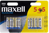 Maxell batterij Alkaline AAA Micro LR03 10St.