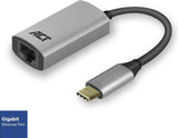 ACT AC7080 USB-C 3.2 gen1 to RJ45 Gigabit Ethernet adapter