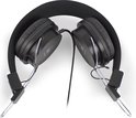 Ewent EW3573 Opvouwbare on-ear hoofdtelefoon met comfortabele oorkussens en verstelbare hoofdband