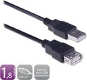 Ewent ew9624 / AC3040 USB 2.0 Extension Cable 1.8 Meter