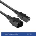 Ewent ew9186 230V Extension Cable C13 - C14 1.8 Meter