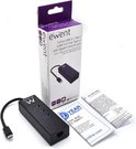 Ewent EW1141 USB-C Hub met 3xUSB-A en Gigabit netwerk poort ( AC6400 )