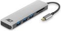 ACT AC7050 3-Port USB-C 3.1 Gen1 (USB 3.0) Hub with card reader and PD Pass-Through port