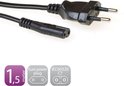 Ewent ew9181 230V Connection Cable Euro male - C7 female 1.5 Meter