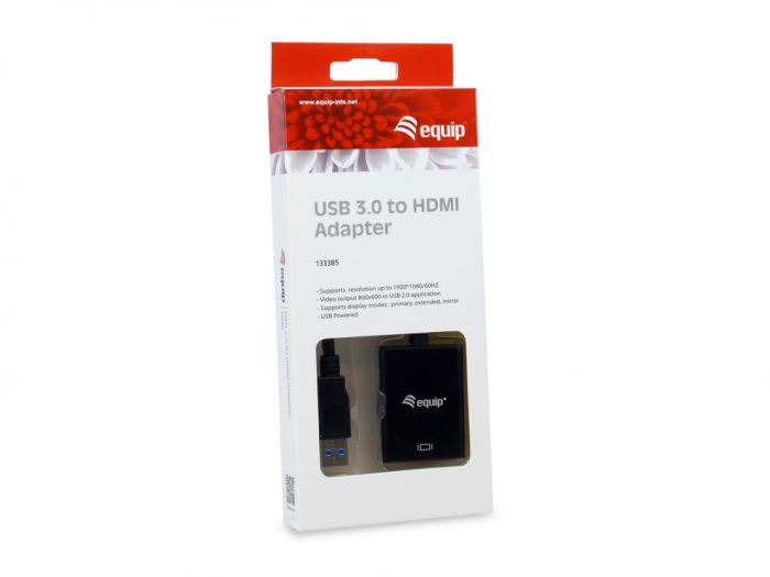 Gembird A-USB3-HDMI-02 USB grafische adapter 1920 x 1080 Pixels Zwart