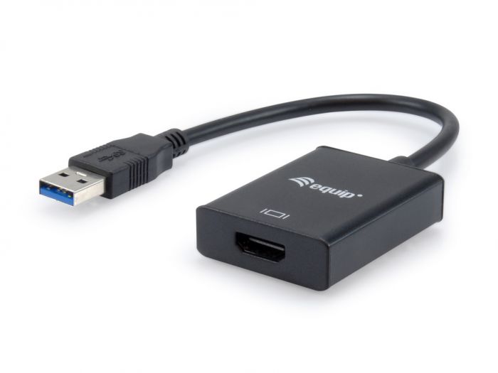 Equip Adapter USB3.0-> HDMI 1920x1080/60Hz 0.15m zwart