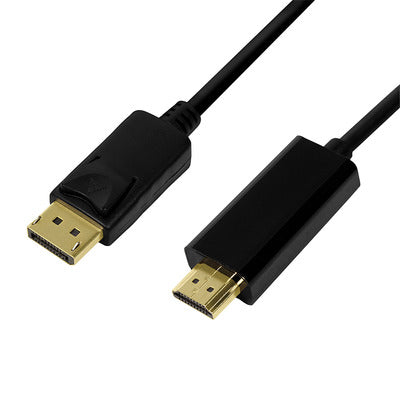 LogiLink DisplayPort-Kabel DP 1.2 zu HDMI 1.4 3m black