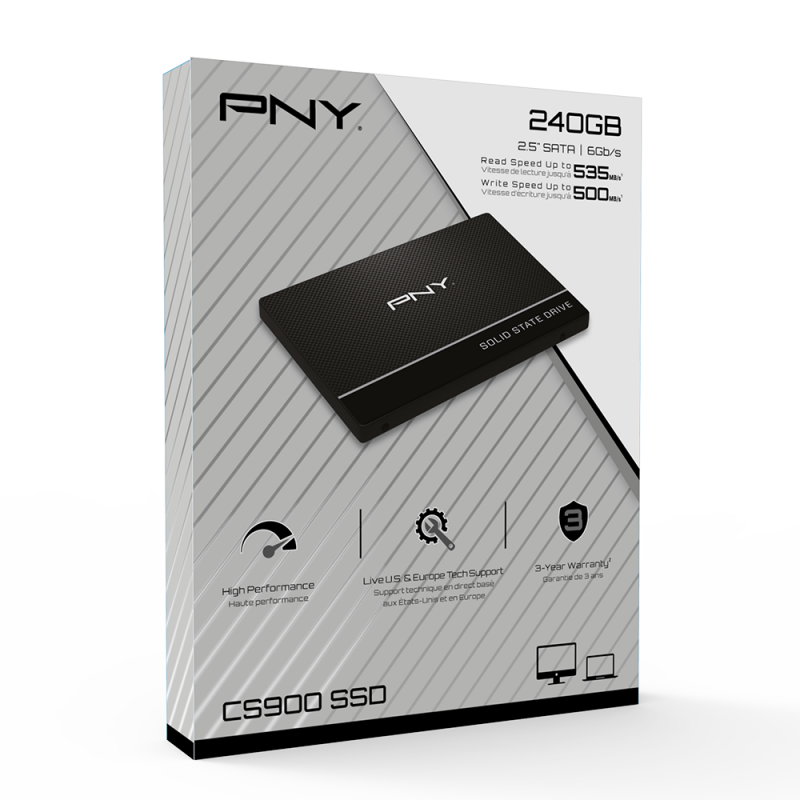 SSD 1TB PNY 2,5" (6.3cm) SATAIII CS900 retail