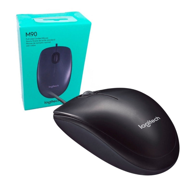 Logitech USB Mouse M90 black