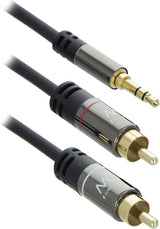 Ewent EW9237 audio kabel 1,5 m 3.5mm 2 x RCA Zwart ( AC3605 )