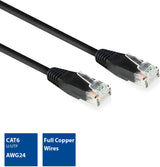 Act AC4002 CAT6 Networking Cable copper 2 Meter Black