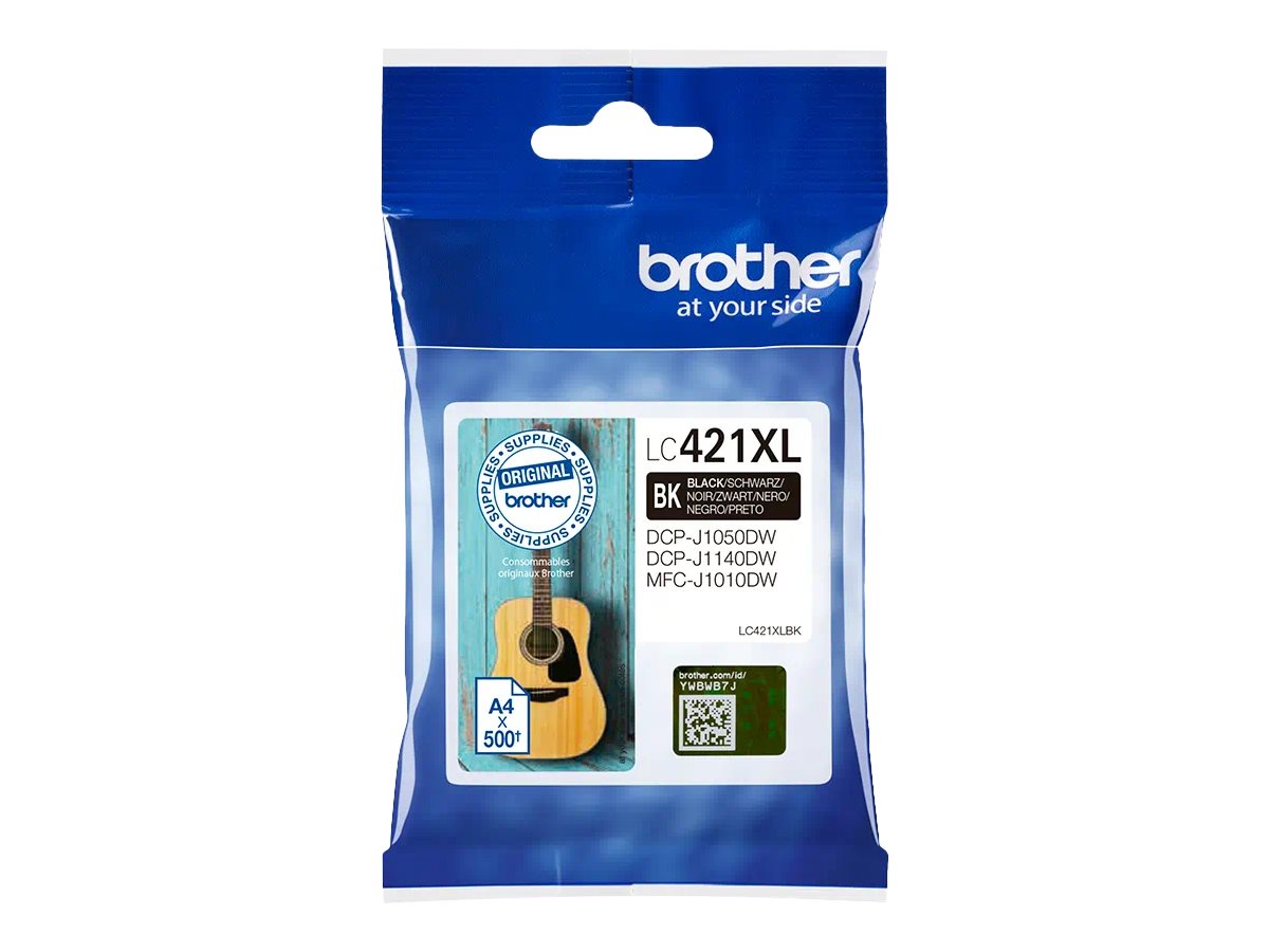 BROTHER LC421XL 500-page Black ink cartridge