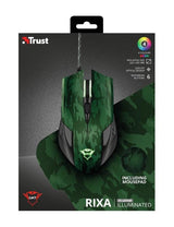 Trust GXT781 Rixa - Gaming Bundel - Muis & Muismat - Camouflage