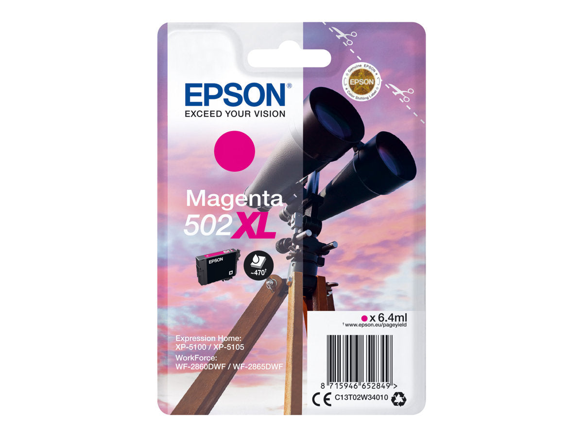 EPSON Singlepack Magenta 502XL Ink