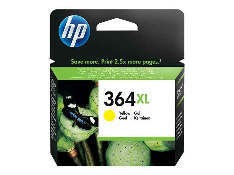 HP 364XL originele ink cartridge geel high capacity 6ml 750 pagina s 1-pack