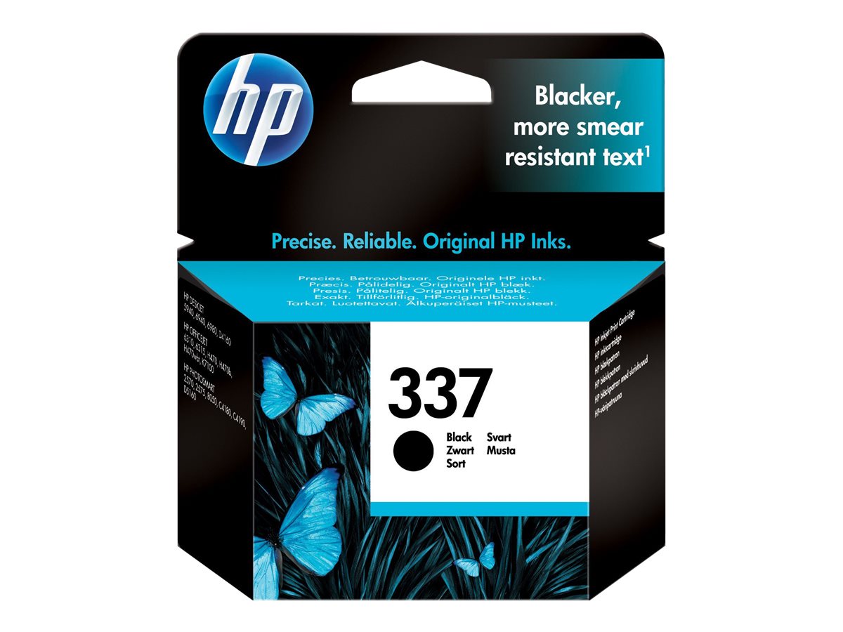 HP 337 originele ink cartridge zwart standard capacity 11ml 400 paginas 1-pack