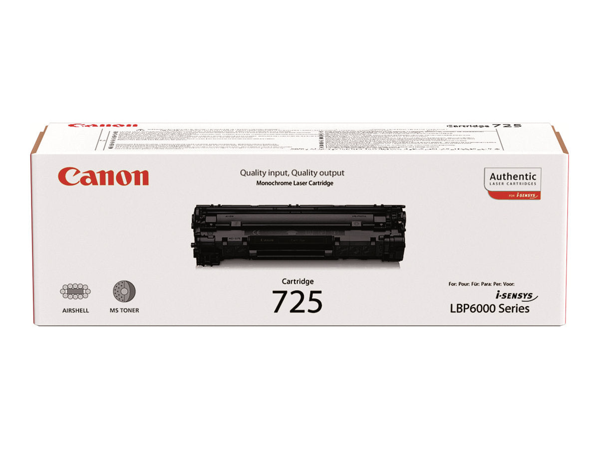 CANON CRG-725 toner cartridge zwart standard capacity 1.600 paginas 1-pack