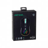 INCA Gaming Muis IMG-347 7200 DPI, RGB, 8 Knoppen, USB, SW retail