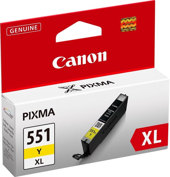 CANON CLI-551XLY inktcartridge geel high capacity 700 paginas 1-pack XL