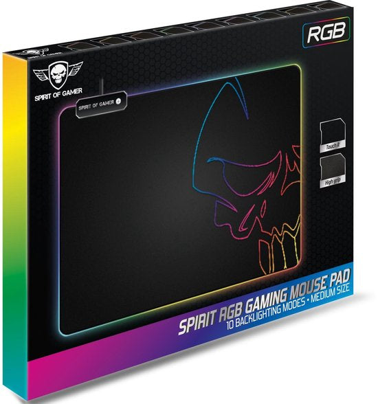 Spirit of Gamer RGB gaming muismat - mediumformaat