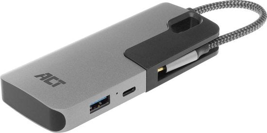 ACT AC7052 USB-C - 3XUSB-A, PD, CARD 0,15 1 stk