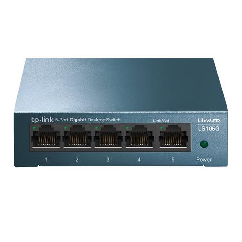 TP-LINK LS105G Unmanaged Gigabit Ethernet (10/100/1000) Blauw