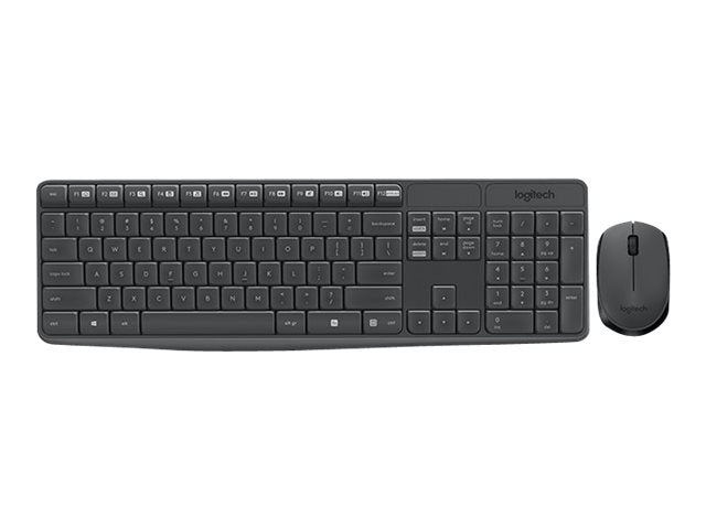 LOGITECH MK235 wireless Keyboard + Mouse Combo Grey