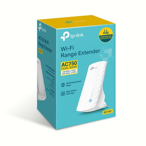 TP-Link RE190 netwerkextender Wit