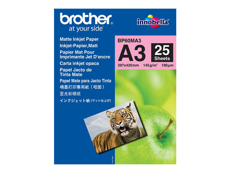 BROTHER BP-60MA3 inkjet paper A3 25BL 190g/qm