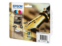 EPSON 16XL inktcartridge zwart en drie kleuren high capacity 32.4ml 1-pack