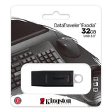 Kingston Technology DataTraveler Exodia USB flash drive 32GB USB Type-A 3.2 Gen 1 (3.1 Gen 1) Zwart