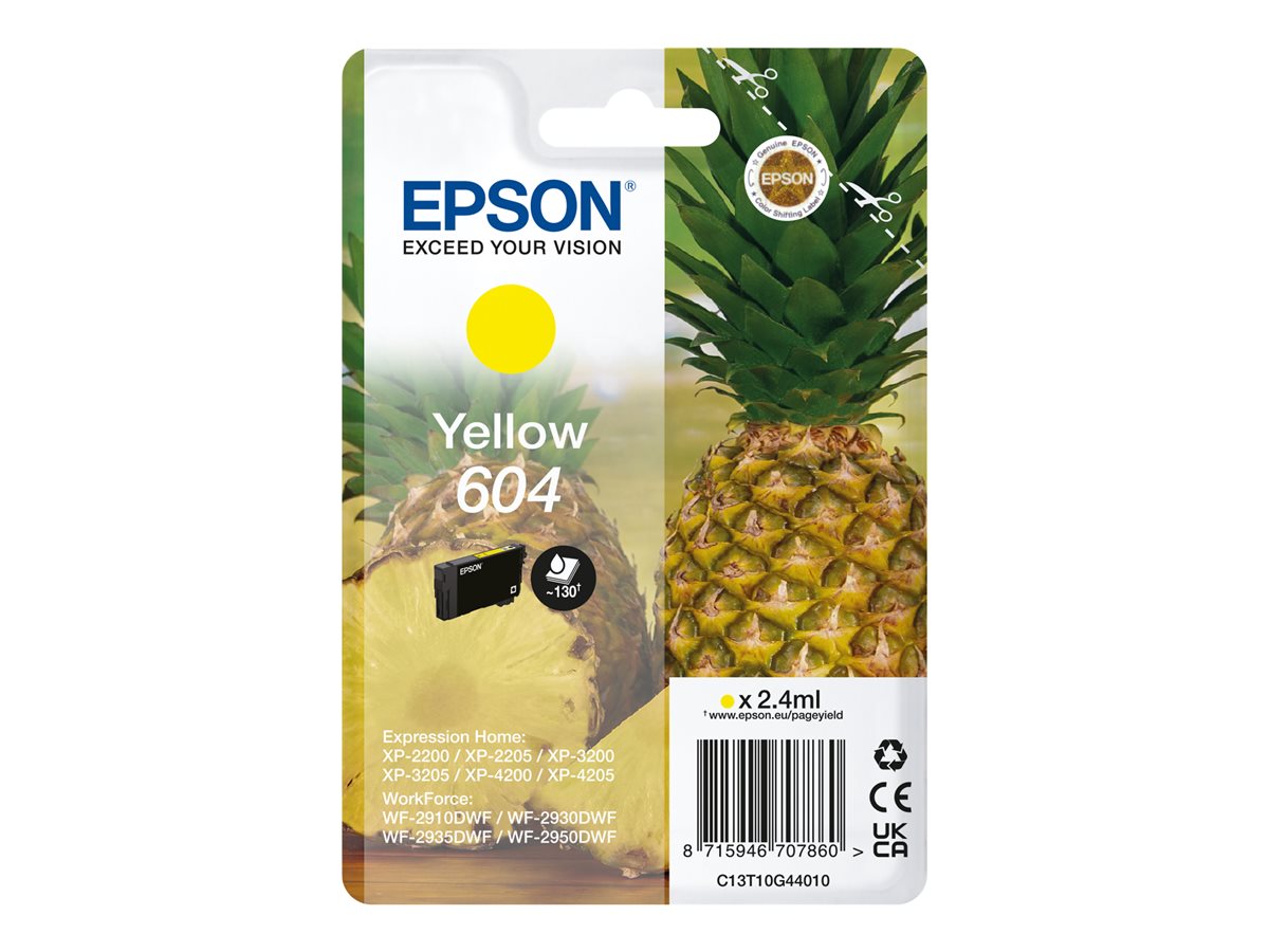 EPSON Singlepack Yellow 604 Ink
