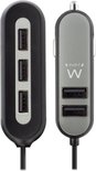Ewent EW1355 USB AUTOLADER 2+3 POORTS 10.8A
