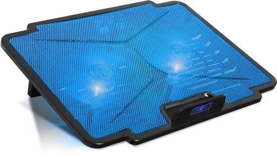 Spirit of Gamer - Laptop Cooling pad - Koeler AirBlade 100 - tot 15,6 inch - Blauw