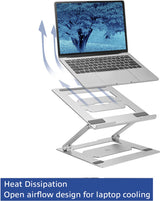ACT AC8135 Laptopstandaard tot 15.6" , Opvouwbaar , Ergonomisch , Antislip , Draagbaar , Aluminium