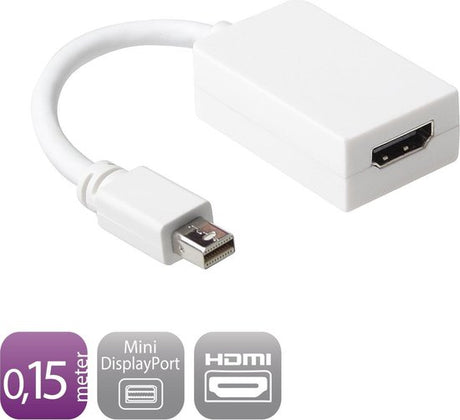 Ewent ew9861 Converter Cable Mini DisplayPort male - HDMI-A female 0.15 Meter ( AC7525 )