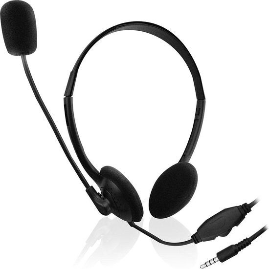 EWENT EW3567 Headset with mic for smartphone and tablet