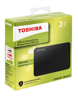 Toshiba 6.3cm 2TB USB3.0 Canvio Basics black extern retail