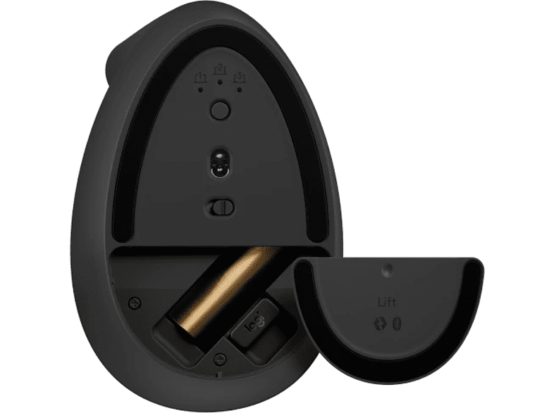 Logitech Lift Verticale Ergonomische Muis zwart