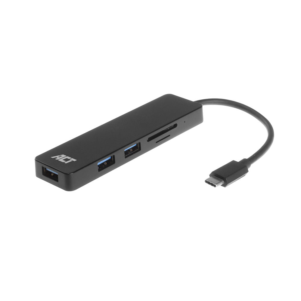 ACT 6405 USB-C Hub 3x USB-A, cardreader