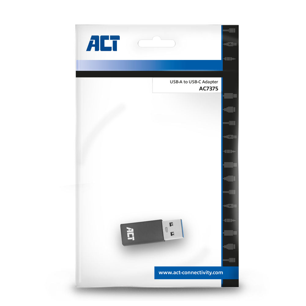 Act AC7375 USB-A naar USB-C adapter
