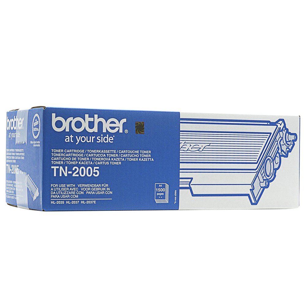 BROTHER TN2005 tonercartridge zwart high capacity 1.500 pagina s 1-pack