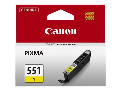CANON CLI-551Y inktcartridge geel standard capacity 330 paginas 1-pack