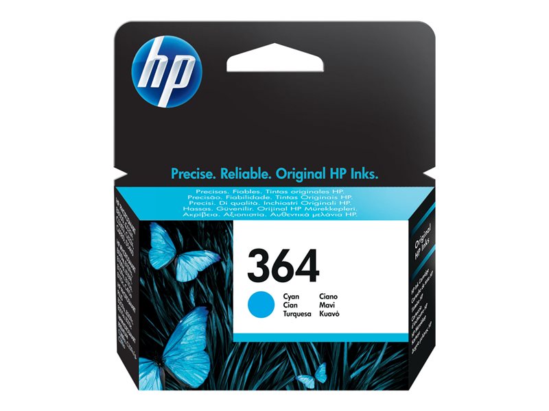 HP 364 inktcartridge cyaan standard capacity 3ml 300 paginas 1-pack