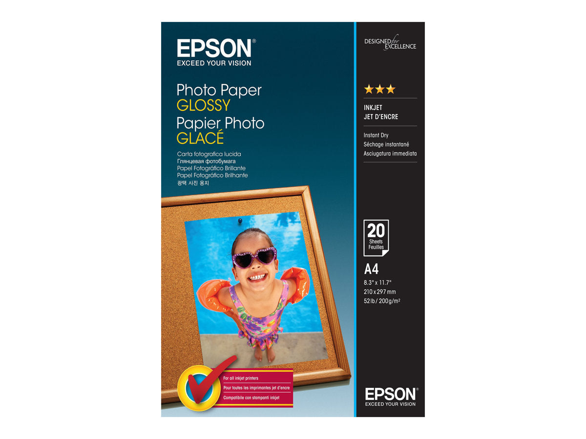 EPSON S042538 Photo paper glossy 200g/m2 A4 20 sheets 1-pack