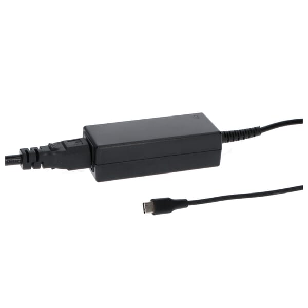 Yanec Laptop USB-C AC Adapter 65W Zwart