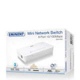 Eminent Switch 10/100 Base NWAY 8 ports mini (em4408)