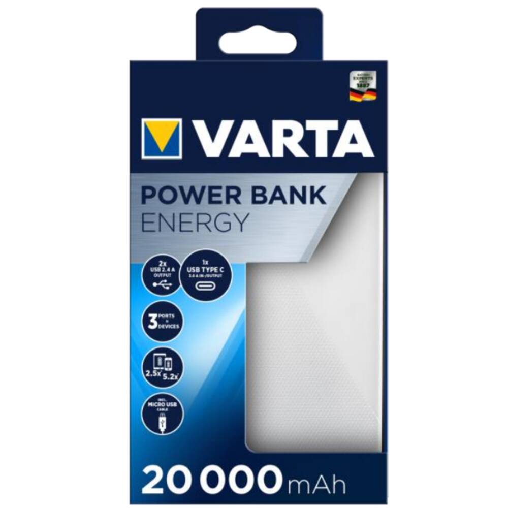 Varta Powerbank Power Bank Energy 15000
