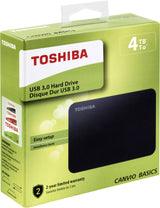 Toshiba 6.3cm 4TB USB3.0 Canvio Basics black extern retail