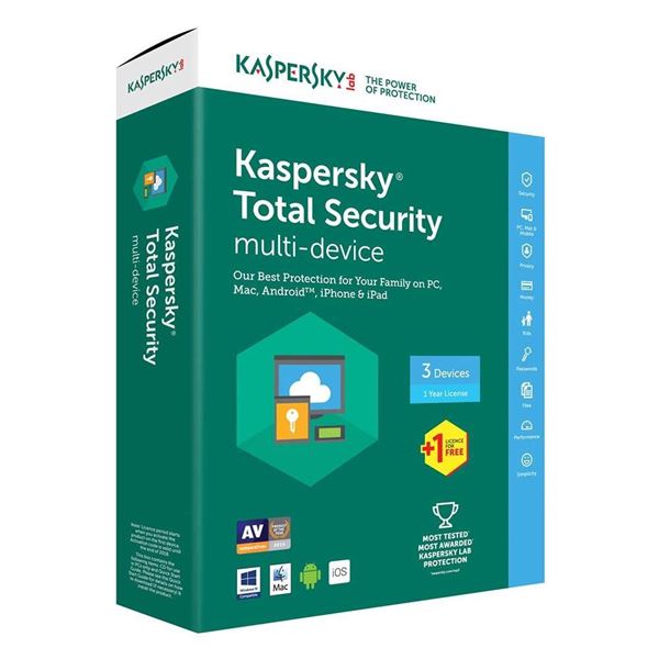 Kaspersky Total Security 5-Devices 1 jaar